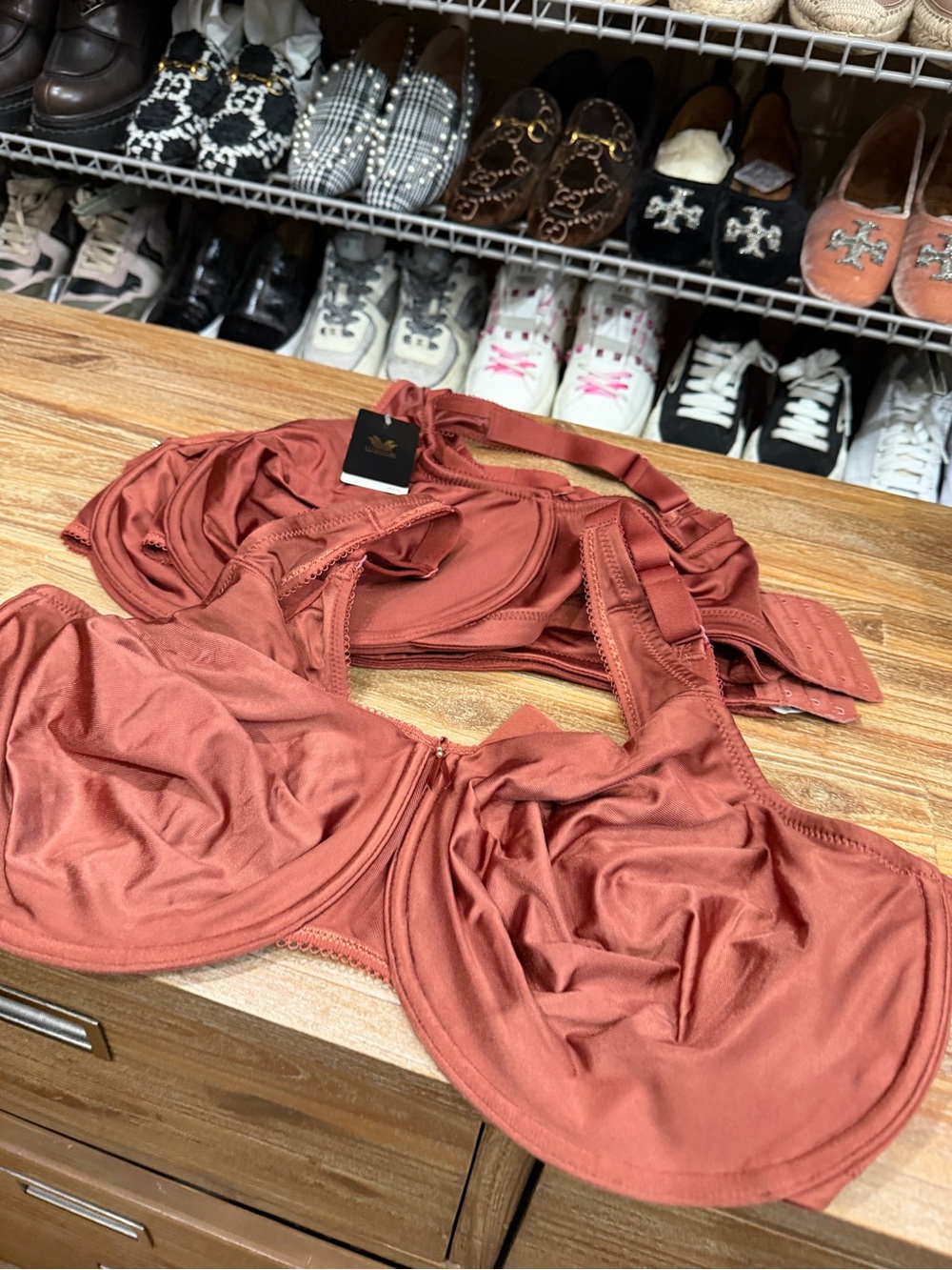 Wacoal Rust Underwire Full-Coverage Bras - 42G (DDD)